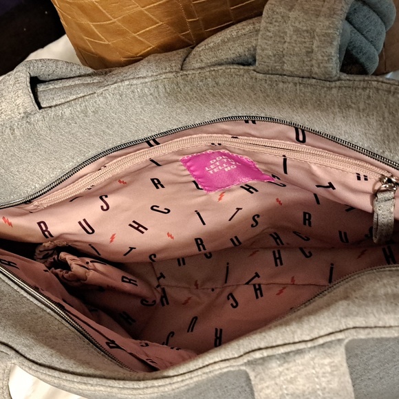 Stella and Dot bow tote in grey - Picture 2 of 2